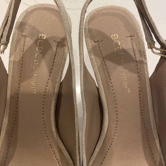 Bcbg cream champagne heels - Picture 2 of 5